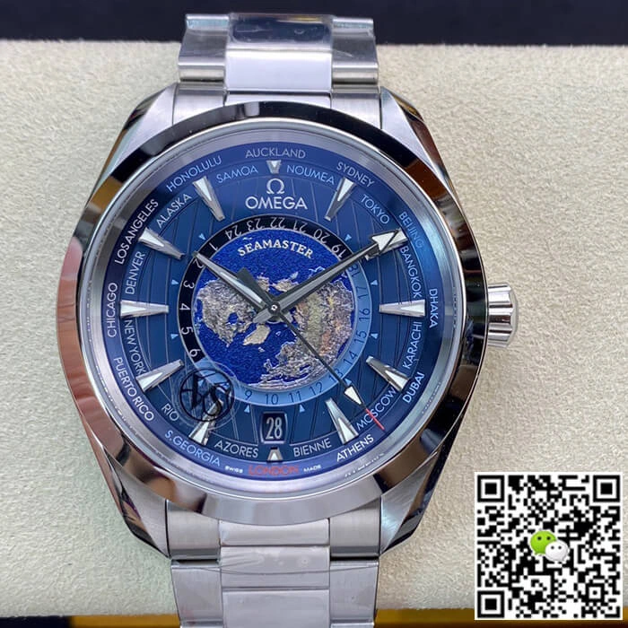 Omega Seamaster 220.10.43.22.03.001 VS Factory 1:1 Best Edition Replica Watch Blue Dial Swiss ETA8938